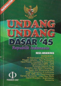 Undang-Undang Dasar 41 Republik Indonesia / Nawacita